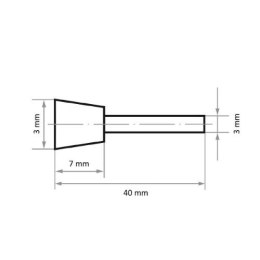 FREZ SPIEKOWY 'N' ODWRÓCONY STOŻEK 0307.03 Z5 LUKAS