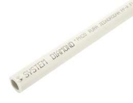 RURA PP-R JEDNORODNA 4M, PN20, 20*3.4 MM - SZT. DIAMOND