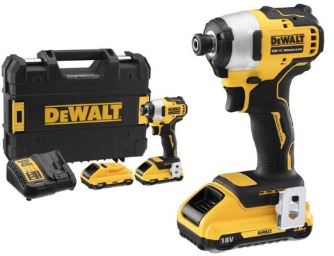 ZAKRĘTARKA UDAROWA AKUMULATOROWA 18V 2*3.0AH DEWALT