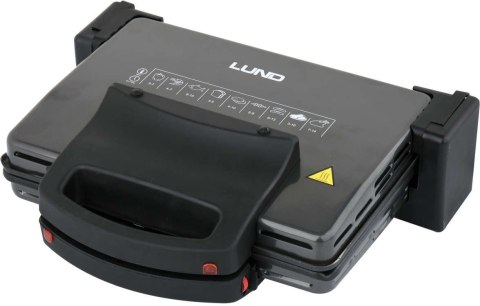 GRILL ELEKTRYCZNY STOŁOWY 2000W, 33*24CM LUND GRILL ELEKTRYCZNY STOŁOWY 2000W, 33*24CM LUND