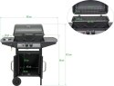 GRILL GAZOWY 2+1, 8KW LUND
