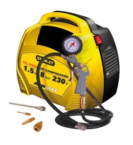 KOMPRESOR BEZOLEJOWY AIR KIT 1.5KM 8BAR STANLEY | 180L/min, Bezzbiornikowy, Wydajność 8 bar