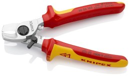 NOŻYCE DO KABLI ZE SPRĘŻYNĄ ROZWIERAJĄCĄ IZOLOWANE 165MM KNIPEX