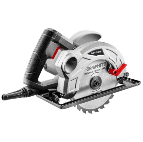PILARKA TARCZOWA 1200W 165*20MM GŁĘBOKOŚĆ CIĘCIA 55MM GRAPHITE PILARKA TARCZOWA 1200W 165*20MM GŁĘBOKOŚĆ CIĘCIA 55MM GRAPHITE