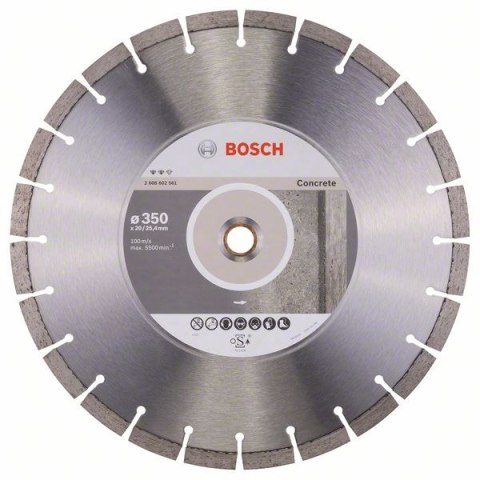 TARCZA DIAMENTOWA CONCRETE 350*20*25 BOSCH TARCZA DIAMENTOWA CONCRETE 350*20*25 BOSCH