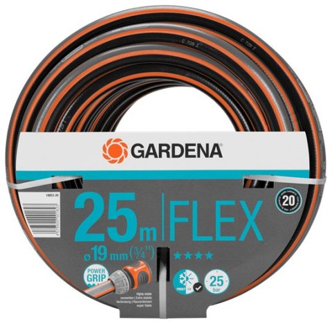 GARDENA | Wąż ogrodowy Comfort FLEX 3/4" 25M | POWER GRIP, PODLEWANIE, NAWADNIANIE
