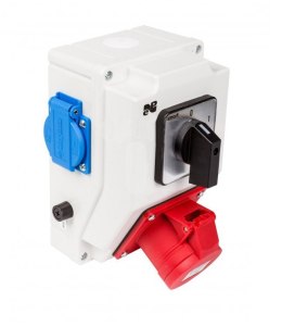 ZESTAW INSTALACYJNY Z GNIAZ.32A 4P+2P+Z RS-Z(0-1)CZE.6281-00 ELEKTRO-PLAST