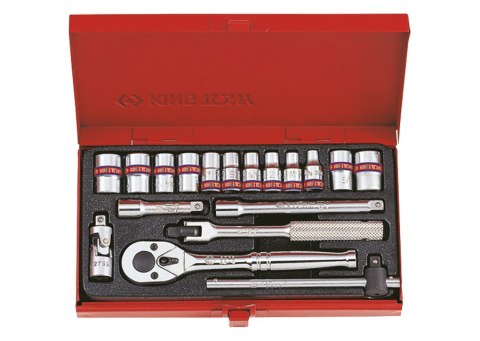 ZESTAW NASADEK 1/4'' KRÓTKIE 18 CZĘŚCI 4-12MM KING TONY ZESTAW NASADEK 1/4'' KRÓTKIE 18 CZĘŚCI 4-12MM KING TONY