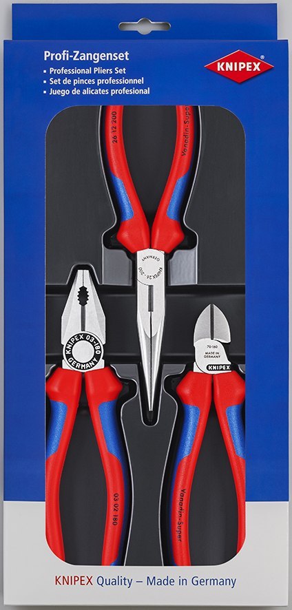 ZESTAW SZCZYPIEC DO PRAC WARSZTATOWYCH I SERWISOWYCH 3SZT. KNIPEX ZESTAW SZCZYPIEC DO PRAC WARSZTATOWYCH I SERWISOWYCH 3SZT. KNIPEX