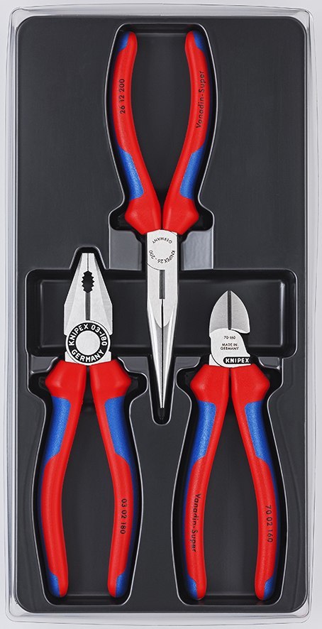 ZESTAW SZCZYPIEC DO PRAC WARSZTATOWYCH I SERWISOWYCH 3SZT. KNIPEX ZESTAW SZCZYPIEC DO PRAC WARSZTATOWYCH I SERWISOWYCH 3SZT. KNIPEX