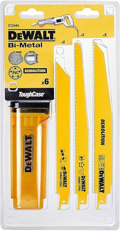ZESTAW BRZESZCZOTÓW BIMETALOWYCH 6 SZT. DEWALT