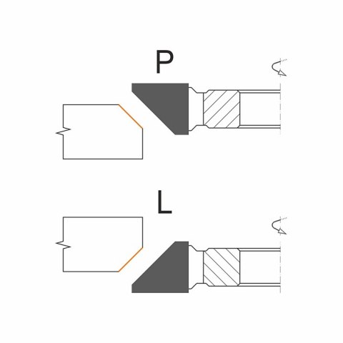 FREZ KĄTOWY JEDNOSTRONNY 120*30*15/4Z LEWY GLOBUS