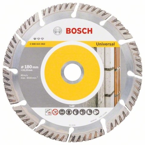 TARCZA DIAMENTOWA BUDOWLANA S4U 180MM BOSCH