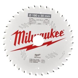 PIŁA TARCZOWA DO DREWNA 190*30*1.6*36 ATB MILWAUKEE