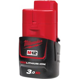 AKUMULATOR MILWAUKEE M12B3 12V 3.0Ah Li-ion | DŁUŻSZY CZAS PRACY | REDLINK™