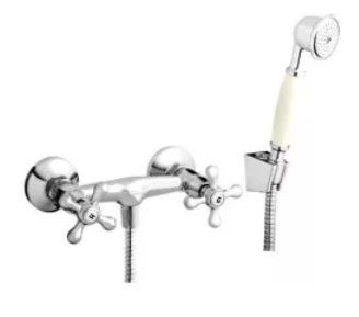 BATERIA NATRYSKOWA ŚCIENNA ROMA CHROM INVENA BATERIA NATRYSKOWA ŚCIENNA ROMA CHROM INVENA