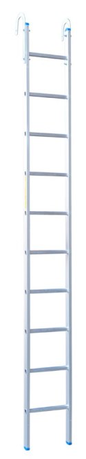 DRABINA ALUMINIOWA OPIERALNA Z HAKIEM 300CM DRABEX
