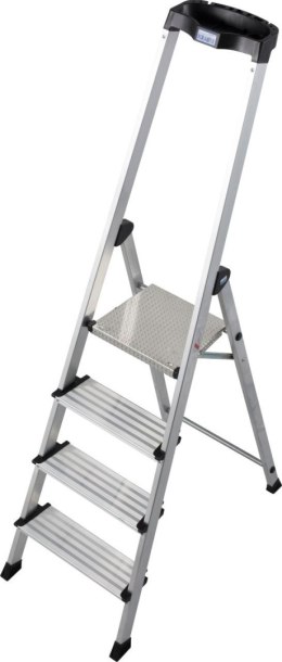 DRABINA ALUMINIOWA WOLNOSTOJĄCA SAFETY PLUS LINE 4 SZCZEBLE KRAUSE