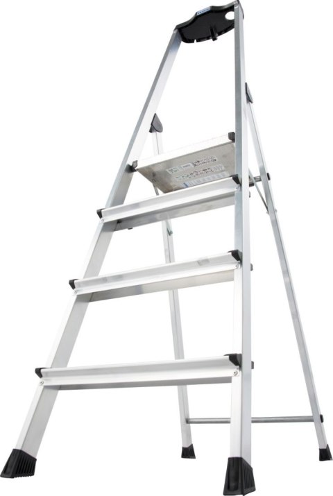 DRABINA ALUMINIOWA WOLNOSTOJĄCA SAFETY PLUS LINE 4 SZCZEBLE KRAUSE DRABINA ALUMINIOWA WOLNOSTOJĄCA SAFETY PLUS LINE 4 SZCZEBLE KRAUSE