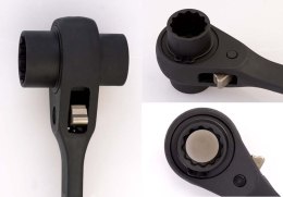 DWUSTRONNY KLUCZ NASADKOWY Z GRZECHOTKĄ 30*32MM, DŁ. 402MM KING TONY