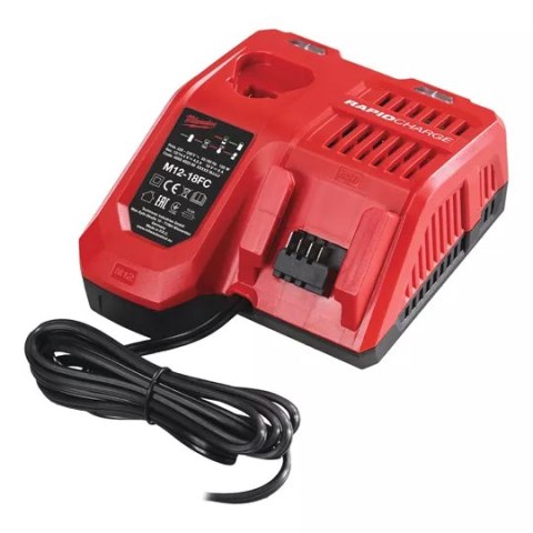 ŁADOWARKA MILWAUKEE M12-18FC DO AKUMULATORÓW M12™, M14™, M18™ SEKWENCYJNE ŁADOWANIE ŁADOWARKA MILWAUKEE M12-18FC DO AKUMULATORÓW M12™, M14™, M18™ SEKWENCYJNE ŁADOWANIE