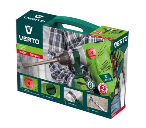 MŁOT UDAROWY OBROTOWY SDS+ 1500W VERTO MŁOT UDAROWY OBROTOWY SDS+ 1500W VERTO
