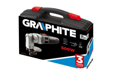 NOŻYCE DO BLACHY PROSTEJ 500W GRAPHITE NOŻYCE DO BLACHY PROSTEJ 500W GRAPHITE
