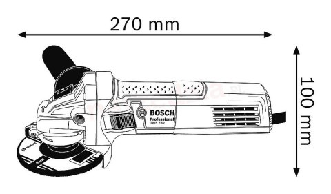 SZLIFIERKA KĄTOWA 125MM GWS 750 750W RSP BOSCH SZLIFIERKA KĄTOWA 125MM GWS 750 750W RSP BOSCH
