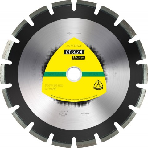 TARCZA DIAMENTOWA SEGMENTOWA DT602A 350MM 327026 KLINGSPOR TARCZA DIAMENTOWA SEGMENTOWA DT602A 350MM 327026 KLINGSPOR