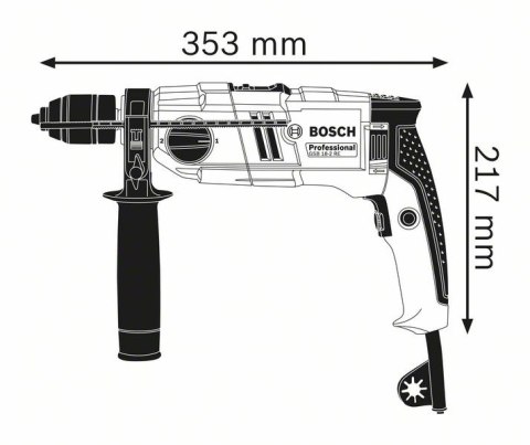 WIERTARKA UDAROWA GSB 18-2RE 800W - ZUW BOSCH WIERTARKA UDAROWA GSB 18-2RE 800W - ZUW BOSCH