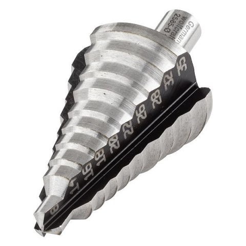 WIERTŁO STOPNIOWE HSS 8-35MM TRZPIEŃ 10MM WOLFCRAFT WIERTŁO STOPNIOWE HSS 8-35MM TRZPIEŃ 10MM WOLFCRAFT