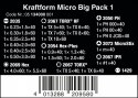 ZESTAW WKRĘTAKÓW KRAFTFORM MICRO 25SZT. WERA