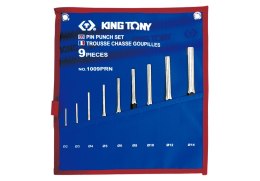 ZESTAW WYBIJAKÓW IGŁOWYCH 9CZ.2-14MM ETUI Z MATERIAŁU KING TONY
