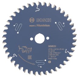 TARCZA PILARSKA EXPERT FOR ALUMINIUM 150*20*2.6 42 T BOSCH