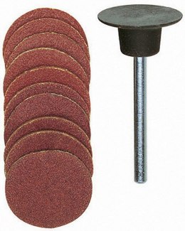 TARCZE SZLIFIERSKIE 18MM GR.120, 150,KORUND+TALERZ, 10SZT PROXXON