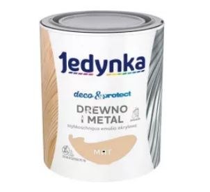 JEDYNKA DECO&PROTECT DREWNO I METAL MAT BEŻOWY 0,7L JEDYNKA