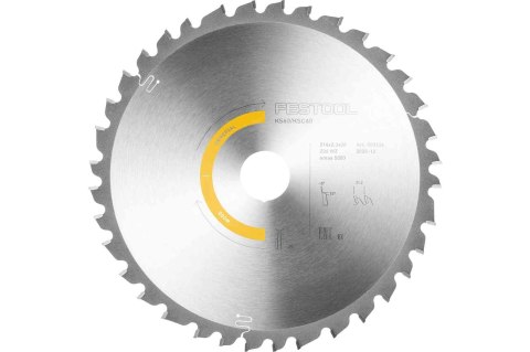TARCZA PILARSKA WOOD UNIVERSAL HW 216*30 W36 FESTOOL