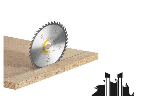 TARCZA PILARSKA WOOD UNIVERSAL HW 254*30 W40 FESTOOL