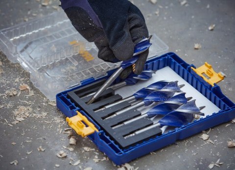 ZESTAW WIERTEŁ DO DREWNA BLUE GROOVE 4X 6 EL. IRWIN