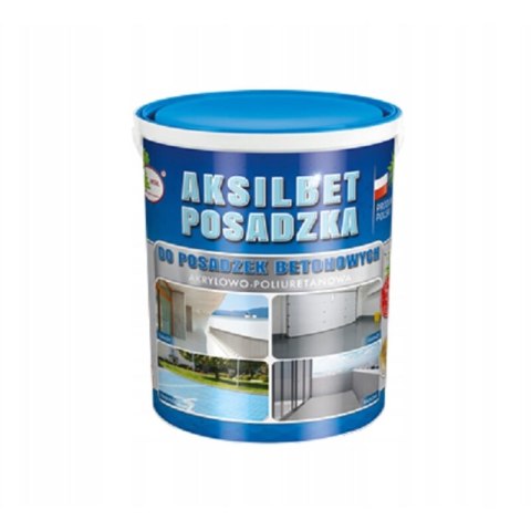 AKSILBET FARBA DO POSADZKI POPIELATY RAL 7037 10L AKSILBET