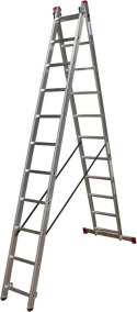 DRABINA ALUMINIOWA 2-ELEMENTOWA CORDA 2*11 SZCZEBLI KRAUSE