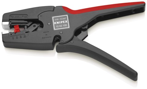 SZCZYPCE AUTOMATYCZNE DO ŚCIĄGANIA IZOLACJI MULTISTRIP 10 KNIPEX SZCZYPCE AUTOMATYCZNE DO ŚCIĄGANIA IZOLACJI MULTISTRIP 10 KNIPEX