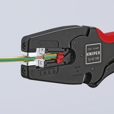 SZCZYPCE AUTOMATYCZNE DO ŚCIĄGANIA IZOLACJI MULTISTRIP 10 KNIPEX SZCZYPCE AUTOMATYCZNE DO ŚCIĄGANIA IZOLACJI MULTISTRIP 10 KNIPEX
