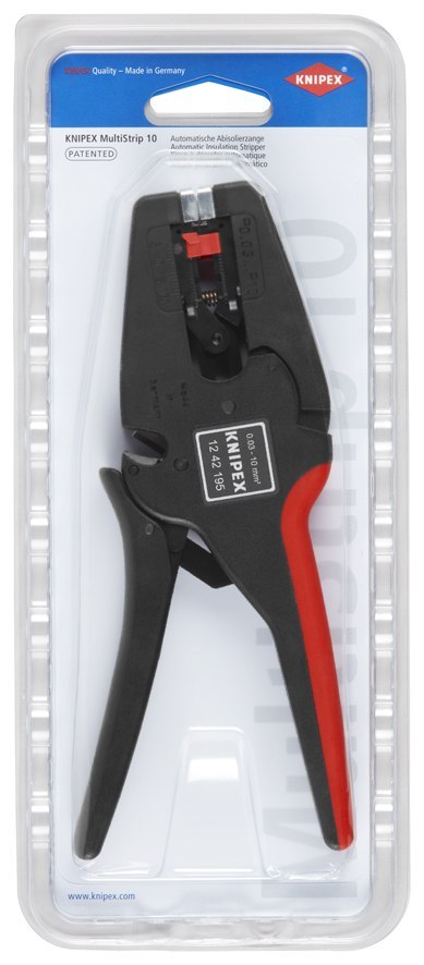 SZCZYPCE AUTOMATYCZNE DO ŚCIĄGANIA IZOLACJI MULTISTRIP 10 KNIPEX SZCZYPCE AUTOMATYCZNE DO ŚCIĄGANIA IZOLACJI MULTISTRIP 10 KNIPEX