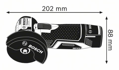 SZLIFIERKA KĄTOWA AKUMULATOROWA GWS 12 V-76 0*AH BOSCH SZLIFIERKA KĄTOWA AKUMULATOROWA GWS 12 V-76 0*AH BOSCH