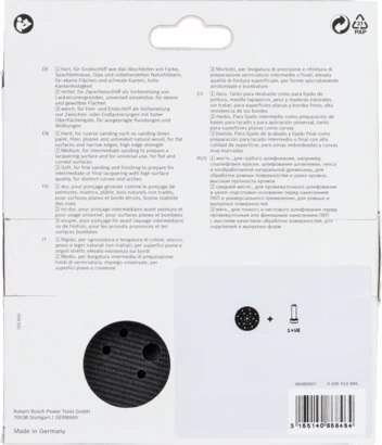 TALERZ SZLIFIERSKI D150 ŚREDNI BOSCH TALERZ SZLIFIERSKI D150 ŚREDNI BOSCH