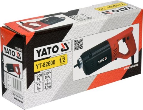 WIBRATOR DO BETONU 1200W+ BUŁAWA 3M 35MM YATO WIBRATOR DO BETONU 1200W+ BUŁAWA 3M 35MM YATO
