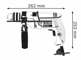 WIERTARKA UDAROWA GSB 550 - ZUW 550W + ACC BOSCH