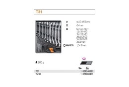 BETA | ZESTAW NARZĘDZI 27 SZT. | SOLIDNE, METALOWE
