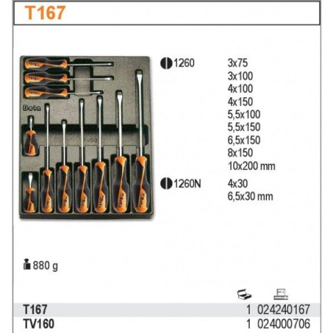 BETA | ZESTAW WKRĘTAKÓW 11 SZT. | PROFESJONALNE